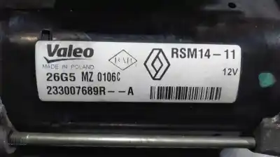 Peça sobressalente para automóvel em segunda mão motor de arranque por renault captur zen referências oem iam 233007689r  rsm1411