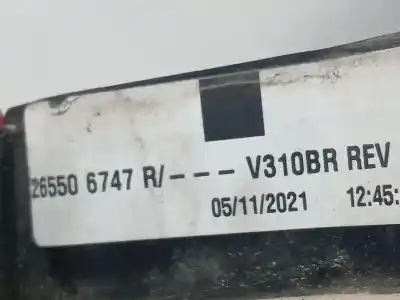 Second-hand car spare part right tailgate light for renault kangoo express oem iam references 265506747r  