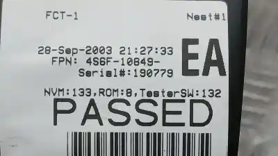 Peça sobressalente para automóvel em segunda mão quadrante por ford fiesta (cbk) trend referências oem iam 4s6f10849ea  