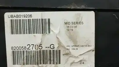 Peça sobressalente para automóvel em segunda mão quadrante por renault clio iii dinamique referências oem iam 8200582705g  