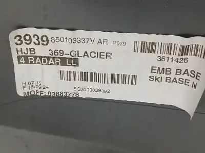 Peça sobressalente para automóvel em segunda mão para choques traseiro por renault captur ii evolution referências oem iam 850103337v  