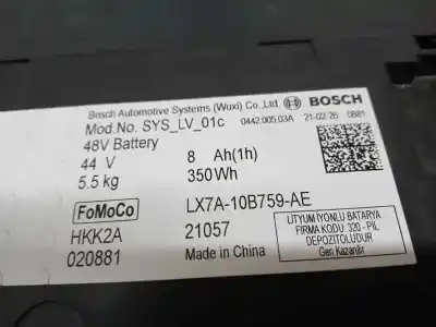 Peça sobressalente para automóvel em segunda mão bateria por ford puma titanium referências oem iam lx7a10b759ae bosch bateria 48 v 044200503a