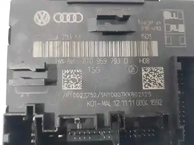 Second-hand car spare part central locking pump for audi a4 berlina (b8) e oem iam references 8t0959793d  