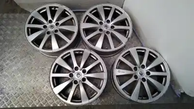 Second-hand car spare part RIMS SET for RENAULT LAGUNA III  OEM IAM references 7X17 5 TORN ET47  