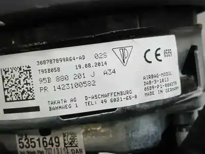 Pezzo di ricambio per auto di seconda mano kit airbag per porsche macan (typ ) s diesel riferimenti oem iam 5351649  