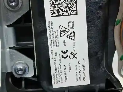 Pezzo di ricambio per auto di seconda mano kit airbag per porsche macan (typ ) s diesel riferimenti oem iam 5351649  