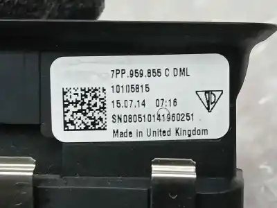 Second-hand car spare part rear right power window switch for porsche macan (typ ) s diesel oem iam references 7pp959855c  10105815