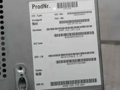 Peça sobressalente para automóvel em segunda mão módulo / sistema de navegação gps por porsche macan (typ ) s diesel referências oem iam 14173as9  2011221