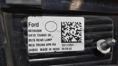 Автозапчастина б/у правий ліхтар для ford ecosport (cr6) active посилання на oem iam 90104006  