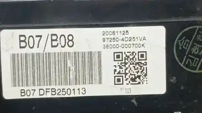Peça sobressalente para automóvel em segunda mão comando de sofagem (chauffage / ar condicionado) por kia carnival ex referências oem iam 972504d251va  