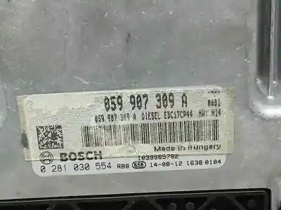 Second-hand car spare part ecu engine control for porsche macan (typ ) s diesel oem iam references 059907309a  0281030554