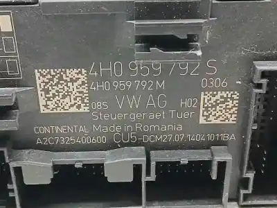 Second-hand car spare part electronic module for porsche macan (typ ) s diesel oem iam references 4h0959792s  a2c7325400600
