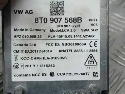 Second-hand car spare part sensor for porsche macan (typ ) s diesel oem iam references 8t0907568b  6pz01090525