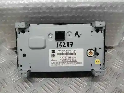 Pezzo di ricambio per auto di seconda mano sistema di navigazione gps per seat leon st (5f8) fr riferimenti oem iam 5f0919603a  