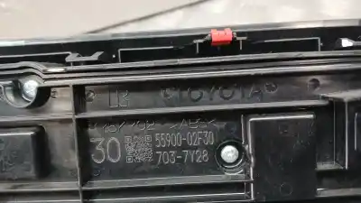 Peça sobressalente para automóvel em segunda mão comando de sofagem (chauffage / ar condicionado) por toyota corolla (e21) hybrid active referências oem iam 5590002f30 7037y28 