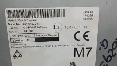 Second-hand car spare part gps navigation system for toyota corolla (e21) hybrid active oem iam references 8614002d41 cvrs19e1ae 