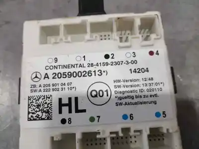 Автозапчасти б/у комфортный модуль за mercedes-benz clase c (w205) lim. c 220 cdi bluetec (205.004) ссылки oem iam a2059002613  