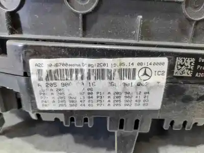 Автозапчасти б/у приборная доска за mercedes-benz clase c (w205) lim. c 220 cdi bluetec (205.004) ссылки oem iam a2c80352504  