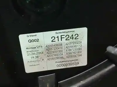 Автозапчасти б/у регулятор стекла переднего правого за mercedes-benz clase c (w205) lim. c 220 cdi bluetec (205.004) ссылки oem iam a2055408306