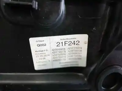 Автозапчасти б/у регулятор стекла заднего левого за mercedes-benz clase c (w205) lim. c 220 cdi bluetec (205.004) ссылки oem iam a2055409206