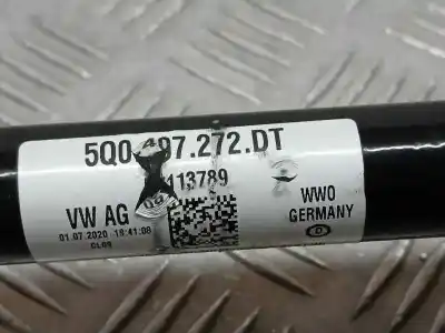 Second-hand car spare part front right transmission for audi q2 (gab) 3.0 tfsi desing oem iam references 5q0407272dt  