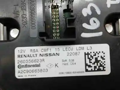 Second-hand car spare part light control unit for renault clio v business edition oem iam references 260553323r  a2c90665803