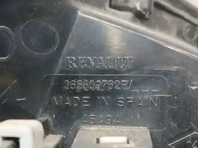 Second-hand car spare part right tailgate light for renault captur intens oem iam references 265500762r  