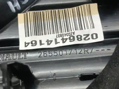 Second-hand car spare part right tailgate light for renault captur intens oem iam references 265501712r  