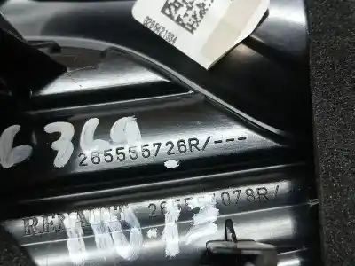 Second-hand car spare part left tailgate light for renault captur zen oem iam references 265555726r  