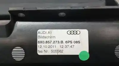 Gebrauchtes Autoersatzteil gps-navigationssystem zum audi a1 (8x) attraction oem-iam-referenzen 8x0857273b 505562  Gebrauchtes Autoersatzteil gps-navigationssystem zum audi a1 (8x) attraction oem-iam-referenzen 8x0857273b 505562