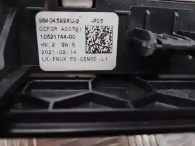 Second-hand car spare part multifunction switch for peugeot 208 (p2) e-allure pack oem iam references 98404592xu  10521744