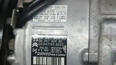 Second-hand car spare part air conditioning compressor for opel corsa f elegance oem iam references 9834730080 4471408320 
