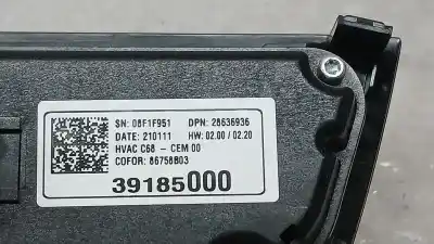 Автозапчастина б/у клімат-контроль для opel corsa f elegance посилання на oem iam 39185000 28636936 