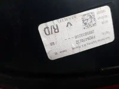 Second-hand car spare part right tailgate light for renault talisman executive oem iam references 265503924r  