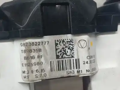 Peça sobressalente para automóvel em segunda mão comando de sofagem (chauffage / ar condicionado)  por citroen c3 comercial referências oem iam 1618028580 9823822777 