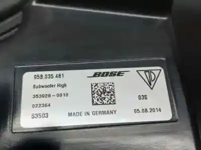 Tweedehands auto-onderdeel luidspreker voor porsche macan (typ ) s diesel oem iam-referenties 95b035481  3539280010