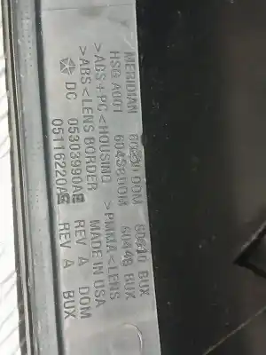 Second-hand car spare part right tailgate light for dodge avenger 2.0 crd oem iam references 05116220ae 05303990ae 