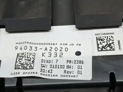 Peça sobressalente para automóvel em segunda mão quadrante por kia cee'd (jd) 1.6 crdi 136 referências oem iam 94033a2020 a2c10530000 