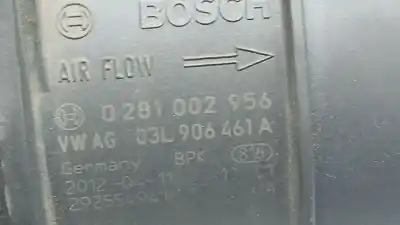 Pezzo di ricambio per auto di seconda mano misuratore di flusso per audi q3 (8ub, 8ug) 2.0 tdi quattro riferimenti oem iam 03l906461a 0281002956 