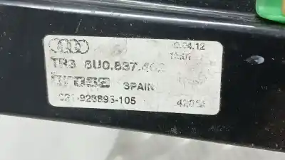 Автозапчастина б/у регулятор переднього правого скла для audi q3 (8ub, 8ug) 2.0 tdi quattro посилання на oem iam 8u0837462 021926893105 