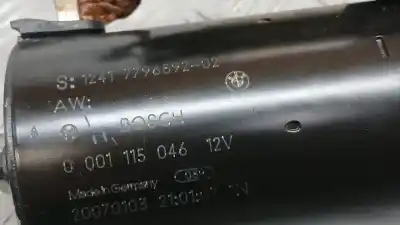 Peça sobressalente para automóvel em segunda mão motor de arranque por bmw 3 (e90) 320 d referências oem iam 7796892 0001115046 