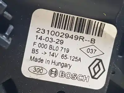 Автозапчастина б/у генератор для dacia logan mcv ii 1.5 dci посилання на oem iam 231002949r f000bl0719 