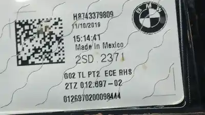 Автозапчастина б/у внутрішній правий завод для bmw x4 (g02, f98) m40 i xdrive посилання на oem iam 8743379809  