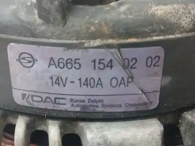 Автозапчасти б/у генератор за ssangyong kyron 2.7 xdi 4x4 ссылки oem iam a6651540202  