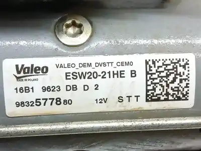 Second-hand car spare part starter motor for peugeot partner furgoneta/monovolumen (k9) 1.5 bluehdi 100 oem iam references 9832577880 esw2021he 