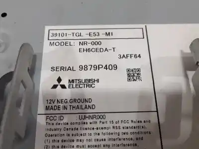 Peça sobressalente para automóvel em segunda mão módulo / sistema de navegação gps por honda civic x fastback (fc_, fk_) 1.0 vtec referências oem iam 397101tgle53m1