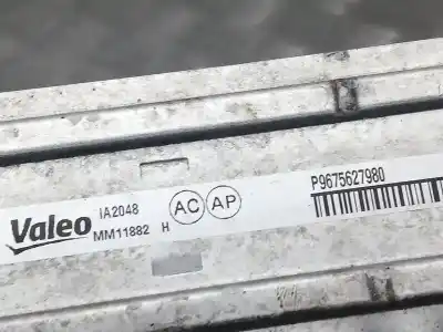 Peça sobressalente para automóvel em segunda mão intercooler por opel combo life innovation referências oem iam 9675627980 mm11882h 