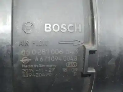 Автозапчасти б/у расходомер воздуха за ssangyong rodius 4wd power ссылки oem iam a6710940048  0281006043