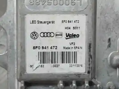 Second-hand car spare part light control unit for seat leon st (5f8) fr oem iam references 5f0941472  90028152