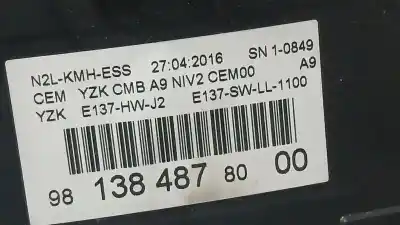 Peça sobressalente para automóvel em segunda mão quadrante por peugeot 208 style referências oem iam 9813848780 sn10849 
